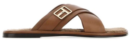 Tom Ford Zomerse Slippers voor Heren Tom Ford , Brown , Heren - 44 Eu,46 Eu,45 Eu,42 Eu,40 Eu,43 Eu,41 EU