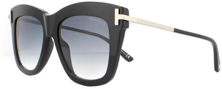 Tom Ford Zonnebril DASHA FT0822 01B Glanzende Zwarte Rookverloop