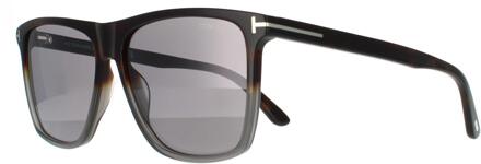 Tom Ford zonnebril Fletcher FT0832 55C gekleurde Havana Gray Mirror - maat Grijs