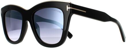Tom Ford zonnebril Julie FT0685 01c Black Gray Gradient - maat Zwart