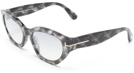 Tom Ford Zwarte zonnebril met accessoires Tom Ford , Black , Dames - 55 MM