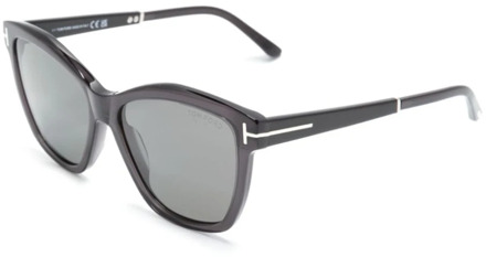 Tom Ford Zwarte zonnebril voor dagelijks gebruik Tom Ford , Black , Dames - 54 MM