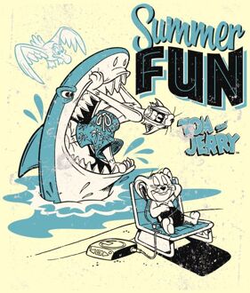 Tom & Jerry Summer Fun Unisex T-Shirt - Vintage Cream - L Crème