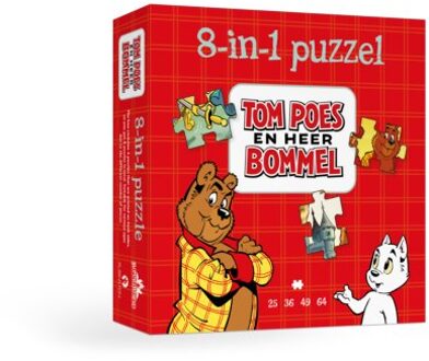 Tom Poes En Heer Bommel 8-In-1 Puzzel