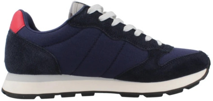 Tom Solid Sneaker Heren Blauw