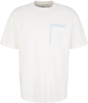 Tom Tailor Casual T-shirt met borstzak Tom Tailor , White , Heren - 2Xl,Xl,L,M