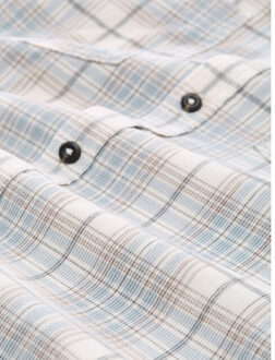 Tom Tailor Coruduroy check shirt ecru dessin - L