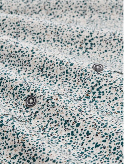 Tom Tailor Coulrful printed stretch shirt dessin Wit - XL