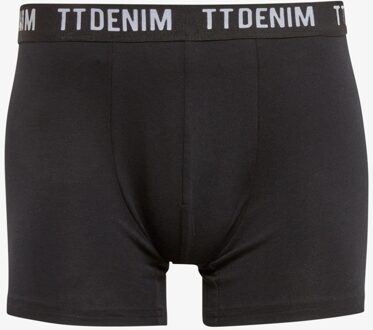 Tom Tailor Denim Boxershorts in 3-pack, Mannen, zwart, Größe S blauw