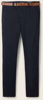 Tom Tailor Denim Chino broek met riem, Mannen, blauw, Größe 30/36