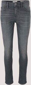 Tom Tailor Denim Slim Piers Jeans met biologisch katoen, Mannen, grauw, Größe 28/32 grijs
