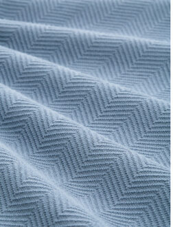 Tom Tailor Herringbone pullover licht Blauw - XL