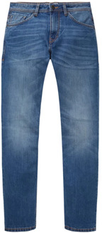Tom Tailor Klassieke Slim Fit Logo Jeans Tom Tailor , Blue , Heren - W36 L32,W32 L32,W31 L32,W34 L32,W38 L34,W33 L32,W36 L34,W33 L34,W34 L34,W32 L34,W31 L34,W38 L32,W30 L32,W30 L34