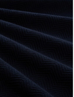 Tom Tailor Knitted herringbone pullover Blauw - L