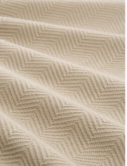 Tom Tailor Knitted herringbone troyer - maat XXXL Beige