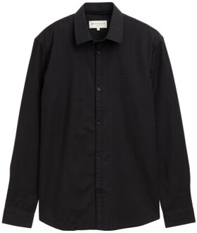 Tom Tailor Oxford shirt - maat M Zwart