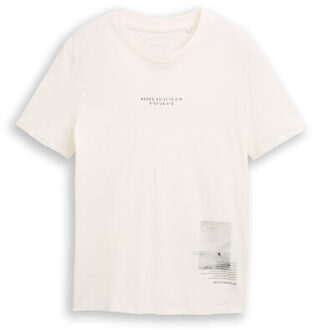 Tom Tailor Photo printed t-shirt Wit - M