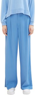 Tom Tailor Pleated wide leg pants Blauw - S