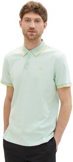 Tom Tailor Polo h detailed colla Wit - L