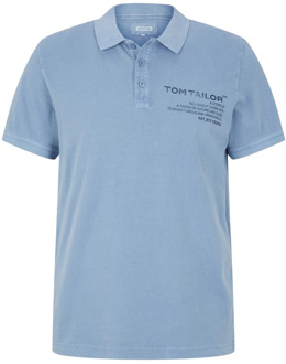 Tom Tailor Polo Shirts Tom Tailor , Blue , Heren - 2XL