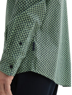 Tom Tailor Printed shirt dessin Groen - XXL