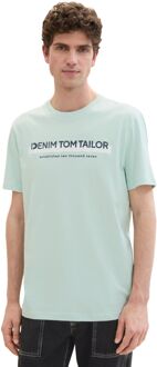 Tom Tailor Printed t-shirt Blauw - L