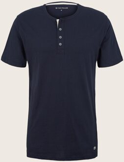 Tom Tailor pyjama T-shirt, Mannen, blauw, Größe 50/M