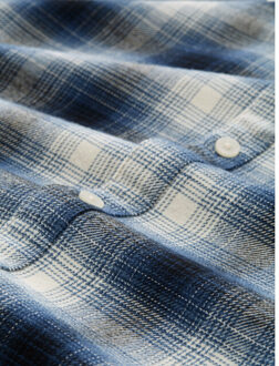 Tom Tailor Relaxed checked shirt Blauw