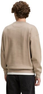 Tom Tailor Relaxed printed crewneck Beige - M