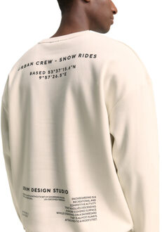 Tom Tailor Relaxed printed sweatshirt Wit