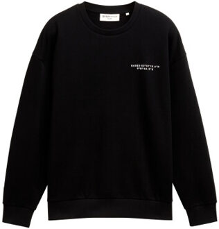 Tom Tailor Relaxed printed sweatshirt Zwart - M