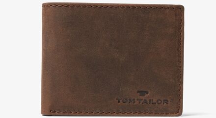 Tom Tailor Ron 6CC RFID wallet - heren - brown