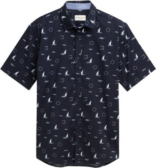 Tom Tailor Shirt - maat 2XL Donkerblauw