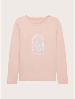 Tom Tailor Shirt met lange mouwen Twinkel roze Roze/lichtroze - 104/110