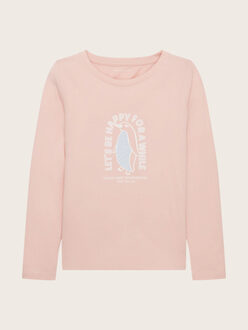 Tom Tailor Shirt met lange mouwen Twinkel roze Roze/lichtroze - 92/98