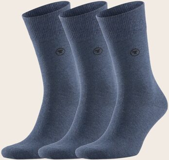 Tom Tailor sokken in drie pack, uniseks, blauw, Größe 39-42