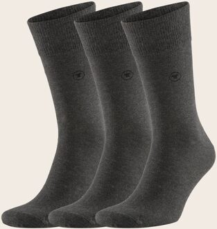Tom Tailor sokken in drie pack, uniseks, grauw, Größe 39-42 grijs
