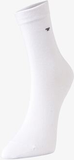 Tom Tailor sokken in drie pack, uniseks, wit, Größe 31-34