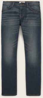 Tom Tailor straight fit jeans Marvin mid stone wash denim Blauw - 32-36