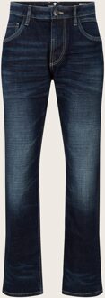 Tom Tailor straight fit jeans Trad 10282 dark stone wash Blauw - 31-34