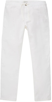 Tom Tailor Straight Trousers Tom Tailor , White , Heren - 2Xl,Xl,L,M,S