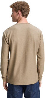 Tom Tailor Structured longsleeve Beige