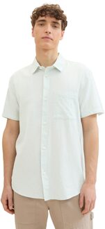 Tom Tailor Structured shirt Groen - M