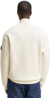 Tom Tailor Structured sweat troyer Wit - XL