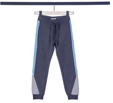 Tom Tailor Sweatbroek color geblokkeerd cool grijs Blauw - 128/134