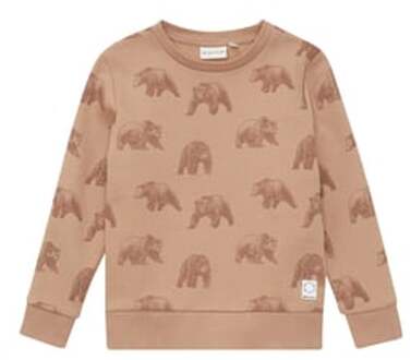 Tom Tailor Sweatshirt met Allover - Print Bears beige - 92/98