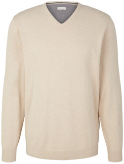 Tom Tailor Sweatshirts & Hoodies Tom Tailor , Beige , Heren - 2Xl,Xl,L,M,3Xl