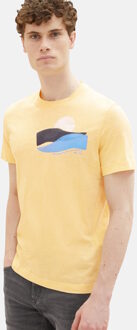 Tom Tailor T-shirt Geel