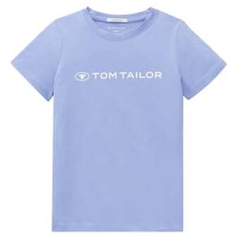 Tom Tailor T-shirt Logo Print Calm Lavendel Paars - 104/110