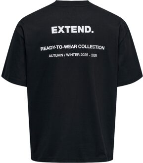 Tom Tailor T-shirt - maat L Zwart